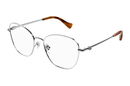 gucci, GG 1418O, sievietēm, stūrains, metāls
