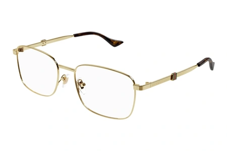 gucci, GG 1442O, vīriešiem, kvadrātveida, metāls