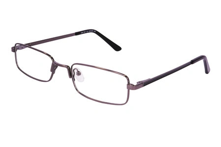 your line, DM 1181, half-rim, kvadrātveida, metāls