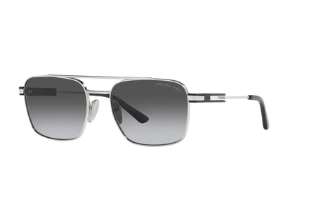 prada, SPR 67Z, vīriešiem, kvadrātveida, polarizēts, metāls