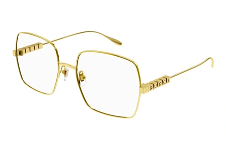 gucci, GG 1434O, sievietēm, kvadrātveida, metāls