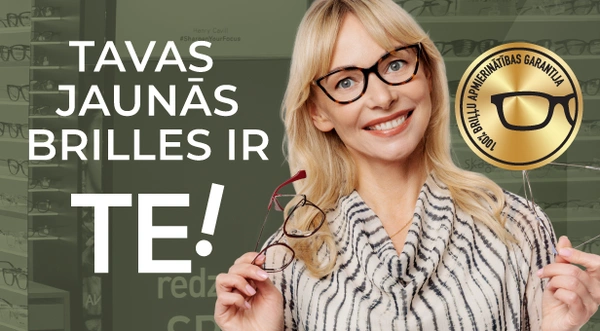 Tavas jaunās brilles ir TE!