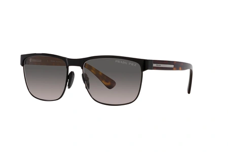 prada, SPR 66Z, vīriešiem, stūrains, polarizēts, metāls