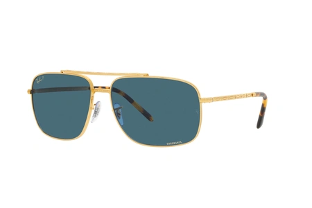 rayban, RB 3796, vīriešiem, kvadrātveida, polarizēts, metāls