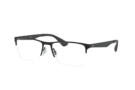 rayban, RB 6335, vīriešiem, kvadrātveida, metāls