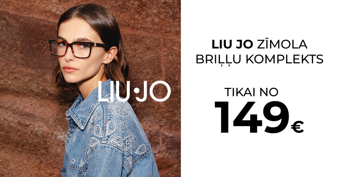 Liu Jo zīmola ietvars +  2 augstas kvalitātes briļļu lēcas 1.5 = 149eur