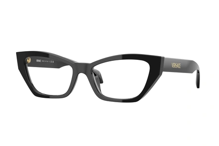 versace, 3373U, sievietēm, stūrains, plastmasa